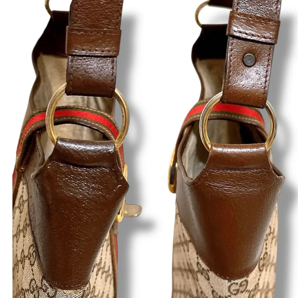 Gucci GG Canvas SHERRY LINE Shoulder Bag Vintage Luxury Monogram Classic - Picture 7 of 16